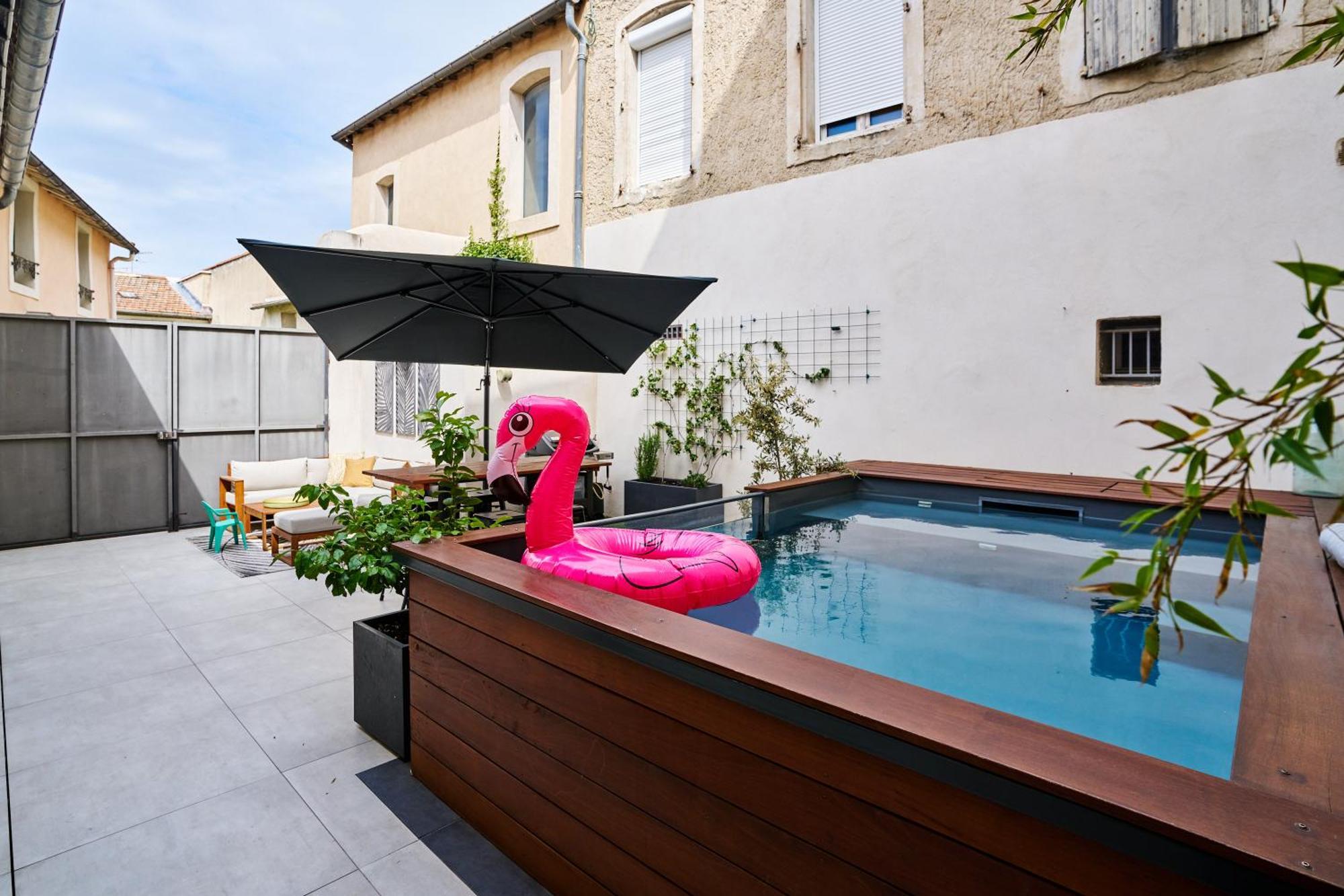 Maison De Ville Moderne Climatisee Avec Piscine Morieres-les-Avignon Exteriör bild