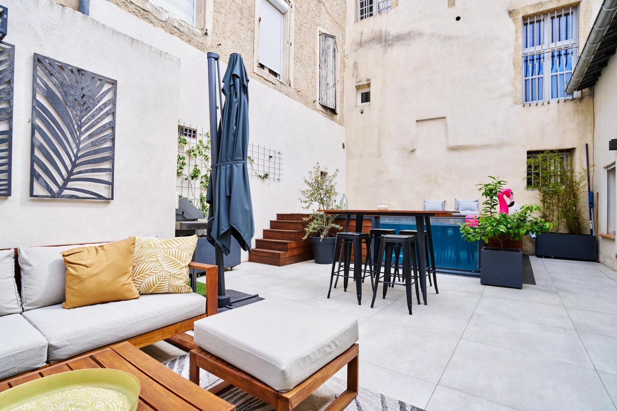 Maison De Ville Moderne Climatisee Avec Piscine Morieres-les-Avignon Exteriör bild